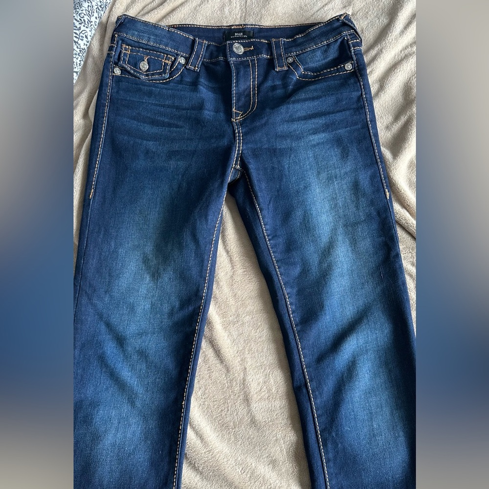 True Religion Billie mid rise straight